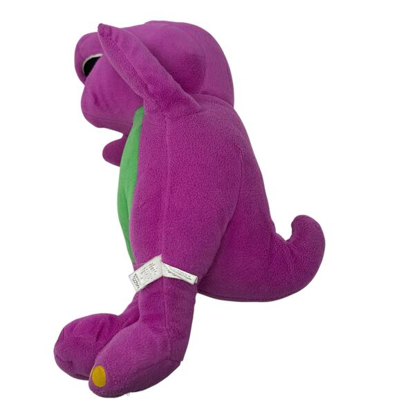 Barney The Purple Dinosaur Vintage Y2K Stuffed Animal Plush Plushie Toy 15" - Picture 3 of 9